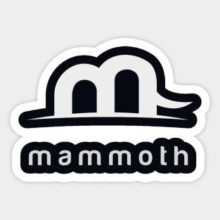 Mammoth Logo Edition Sticker